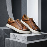 Baskets Altieri — en cuir décontractées