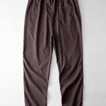 Ensemble Capucine — polo gaufré rayé à col Johnny & pantalon en lin à jambe droite