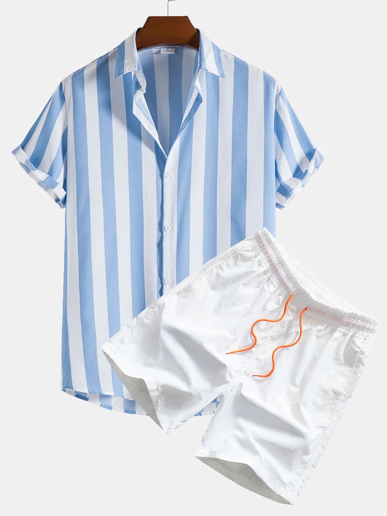 Lightblue & White / S