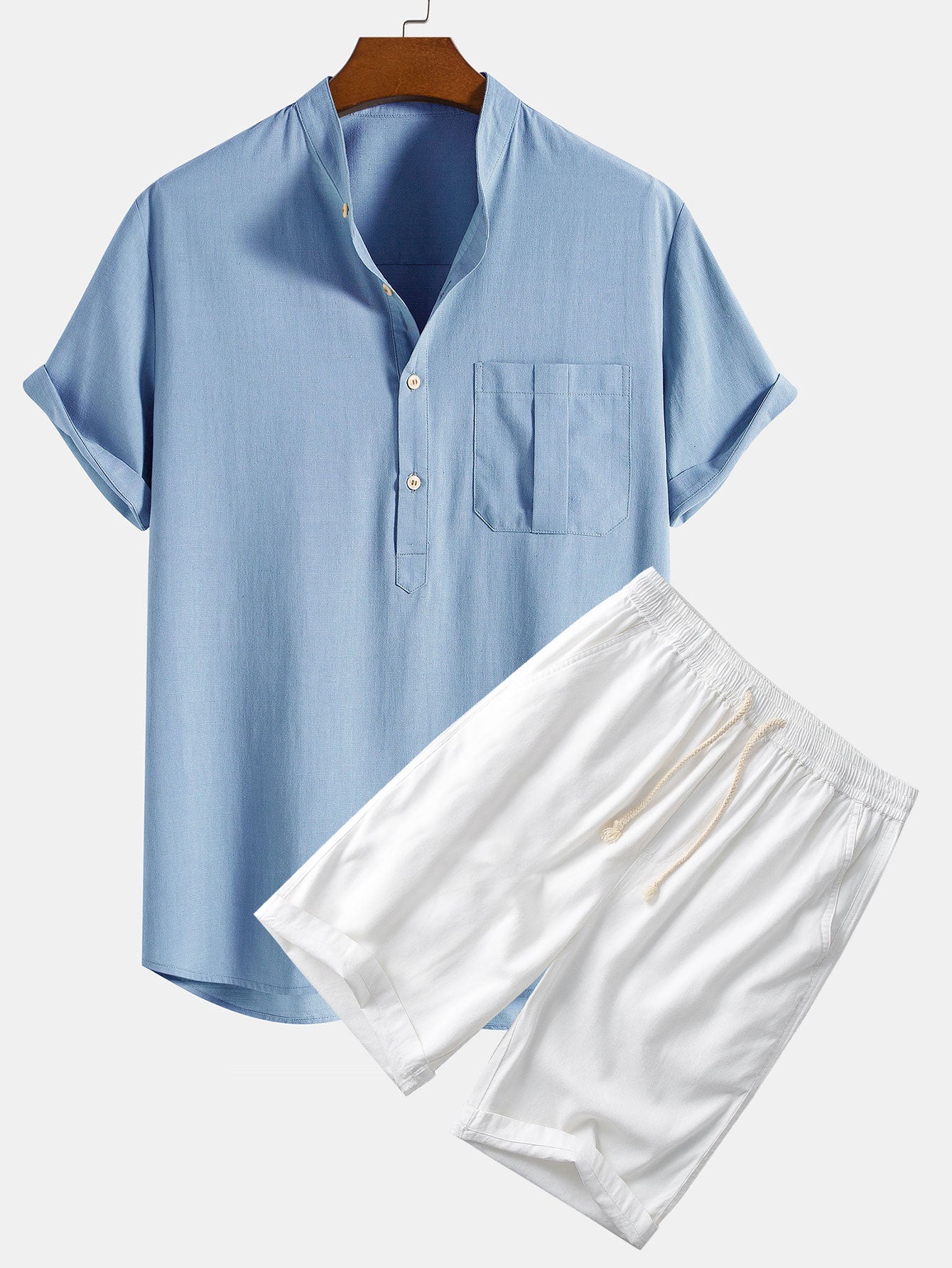 Lightblue & White / S