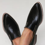 Zofia — Mocassin Patchwork Noir