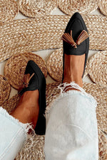 Mocassin à franges moderne