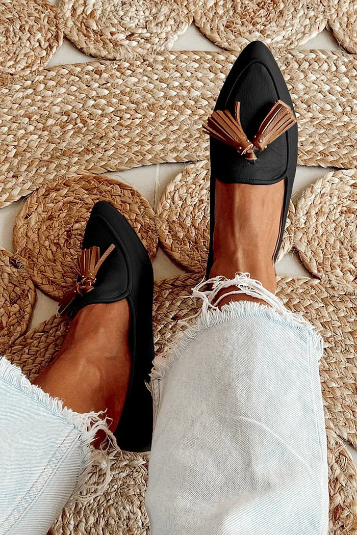 Mocassin à franges moderne