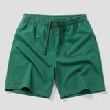 Ensemble — polo en coton contrastant coupe décontractée & short en coton à cordon