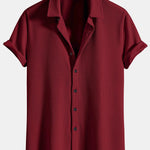 Ensemble — chemise côtelée coupe ajustée & pantalon à jambe droite et taille élastique