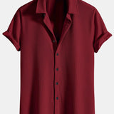 Ensemble — chemise côtelée coupe ajustée & pantalon à jambe droite et taille élastique