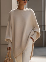 Albane | Pull ample à ourlet asymétrique