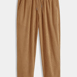Ensemble Capucine — chemise patchwork en velours côtelé & pantalon en velours côtelé à jambe droite