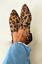 Mocassins Élégants Léopard