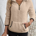 Juliette — Sweat à capuche zippé mi-hauteur