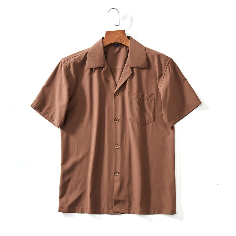 CUBAN COLLAR SUMMER SHIRT FOR MEN