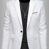 SKINNY LAPEL BLAZER FOR MEN