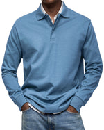 LUXURY LONG-SLEEVED POLO