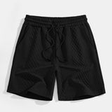 Ensemble — polo jacquard à losanges géométriques & short