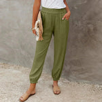 Corinne | Pantalon fluide à taille élastique