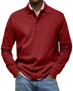 LUXURY LONG-SLEEVED POLO