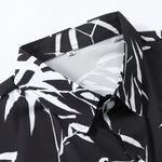 Ensemble — chemise à imprimé feuilles de bambou & short de bain