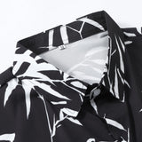 Ensemble — chemise à imprimé feuilles de bambou & short de bain