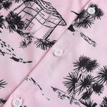 Ensemble — chemise à imprimé palmiers et voiliers & short de bain