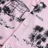 Ensemble — chemise à imprimé palmiers et voiliers & short de bain