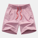 Ensemble — chemise à imprimé flamants roses et feuilles & short de bain