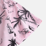 Ensemble — chemise à imprimé palmiers et voiliers & short de bain