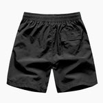 Ensemble — chemise à imprimé peinture traditionnelle à l'encre orientale & short de bain à cordon
