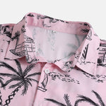Ensemble — chemise à imprimé palmiers et voiliers & short de bain