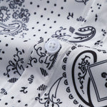 Ensemble Capucine — chemise à imprimé paisley & short de bain