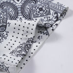 Ensemble Capucine — chemise à imprimé paisley & short de bain