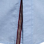 Capucine — Chemise en lin à col officier et manches longues