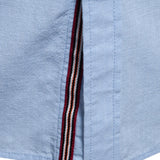 Capucine — Chemise en lin à col officier et manches longues