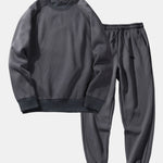 Ensemble Capucine — sweat basique à col rond & pantalon de jogging