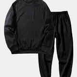 Ensemble Capucine — sweat basique à col rond & pantalon de jogging
