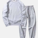 Ensemble Capucine — sweat basique à col rond & pantalon de jogging