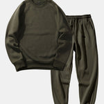 Ensemble Capucine — sweat basique à col rond & pantalon de jogging