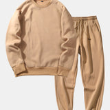 Ensemble Capucine — sweat basique à col rond & pantalon de jogging