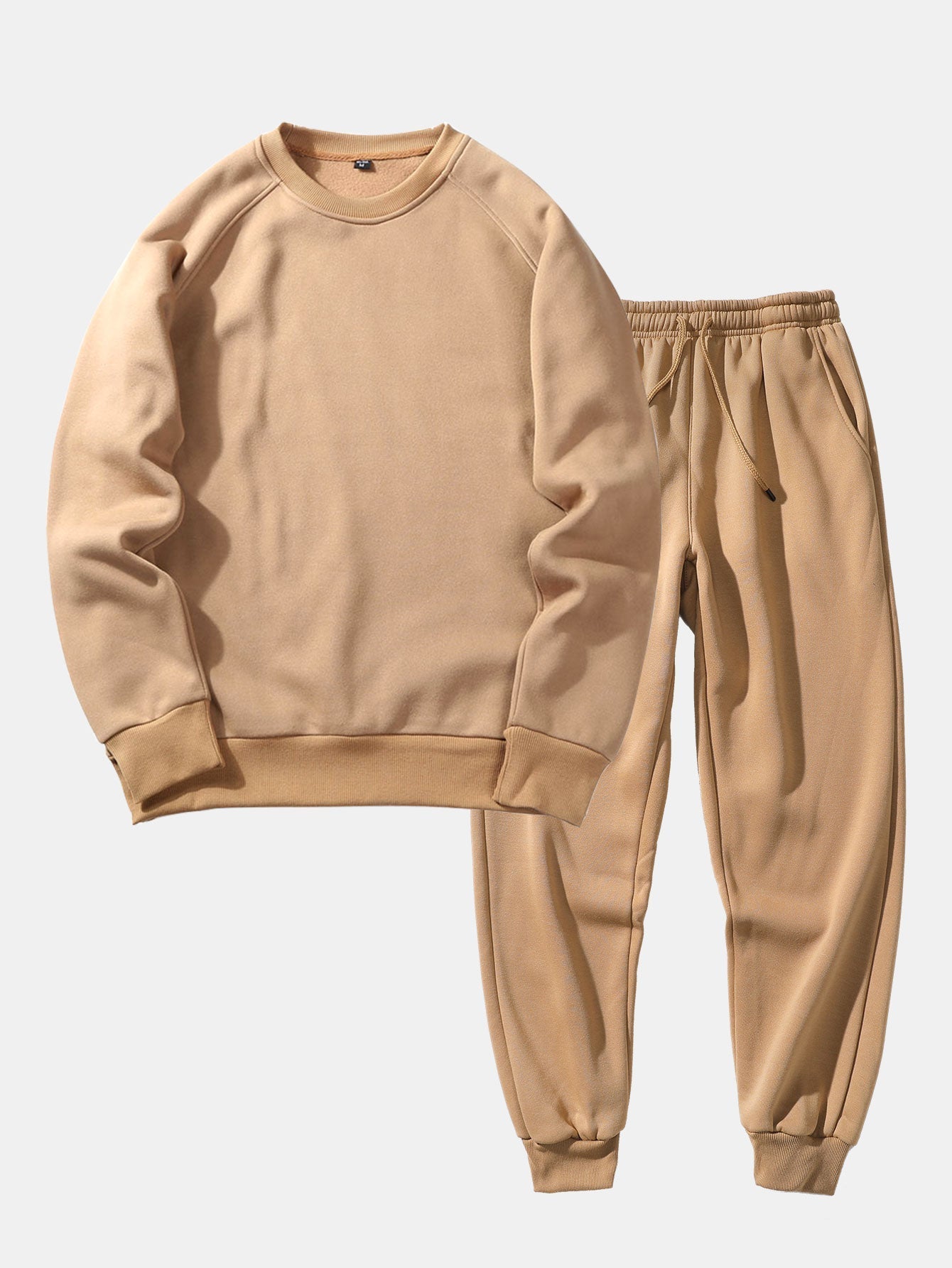 Ensemble Capucine — sweat basique à col rond & pantalon de jogging