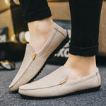 CANVAS SLIP-ON LOAFERS FOR MEN