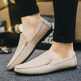 CANVAS SLIP-ON LOAFERS FOR MEN