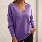Bérangère | Pull moderne à col V