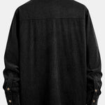 Ensemble — chemise en velours côtelé & pantalon en velours côtelé à jambe droite