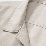 Chemise cubaine en lin à poches