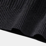 Ensemble — polo en maille rayée dégradée & pantalon fuselé coupe slim