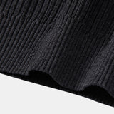 Ensemble — polo en maille rayée dégradée & pantalon fuselé coupe slim