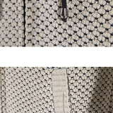 Ensemble — pull à capuche texturé long & pantalon cargo de jogging chino