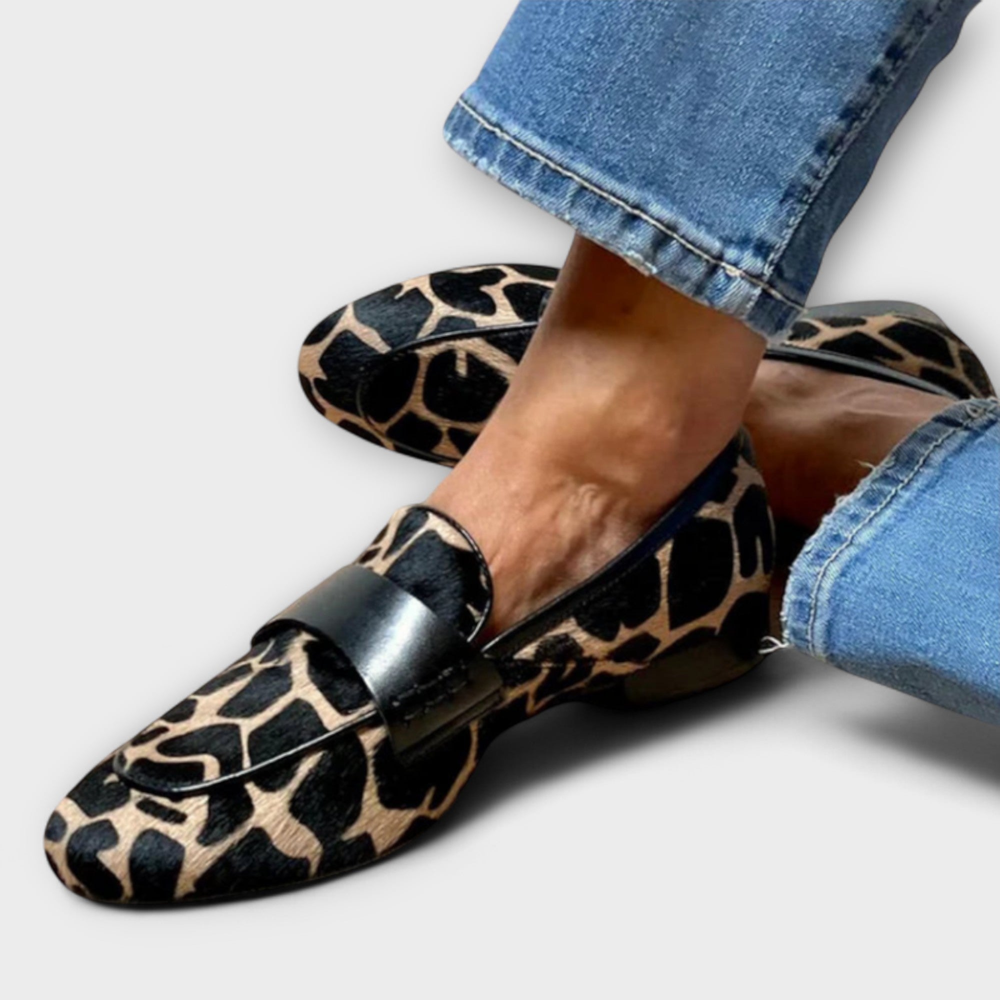 Léonie — Mocassin Léopard