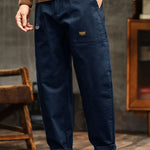 Pantalon utilitaire décontracté d'inspiration vintage