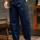Pantalon utilitaire décontracté d'inspiration vintage