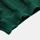 Ensemble — polo en maille jacquard rayée & pantalon fuselé coupe slim
